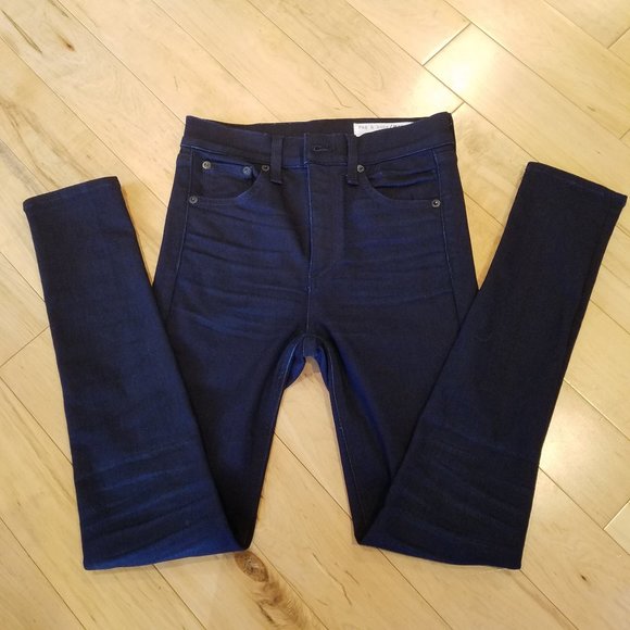 EUC Rag & Bone High Rise Ankle Skinny Jeans - Picture 14 of 15